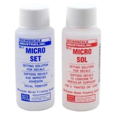 Microscale Micro-Sol & Micro-Set Decal Setting System Bundle